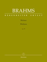 Waltzes, Op. 39 piano sheet music cover